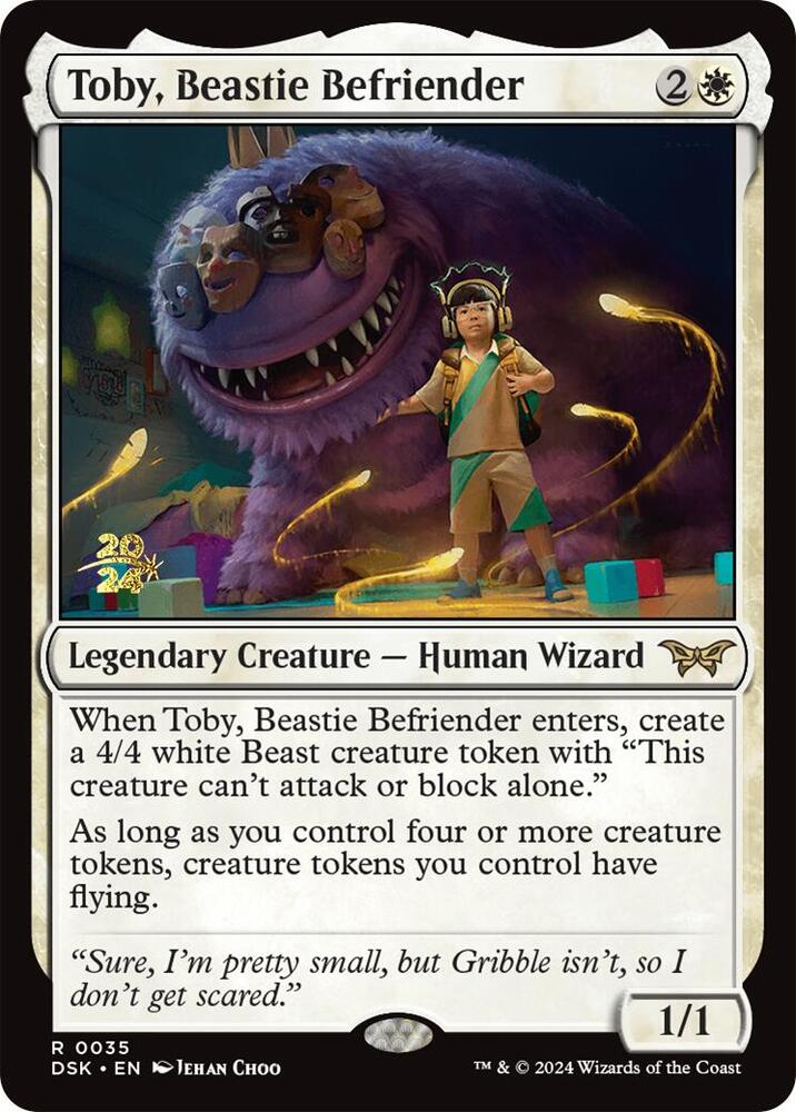 Toby Beastie Befriender 35 (Prerelease Cards)  - Foil | Good Games Adelaide SA