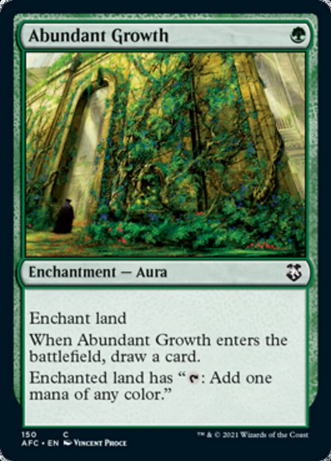 Abundant Growth [Dungeons & Dragons: Adventures in the Forgotten Realms Commander] | Good Games Adelaide SA