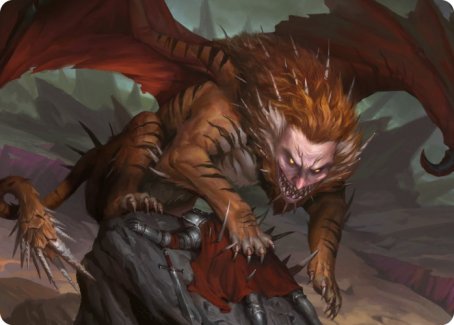 Manticore Art Card [Dungeons & Dragons: Adventures in the Forgotten Realms Art Series] | Good Games Adelaide SA