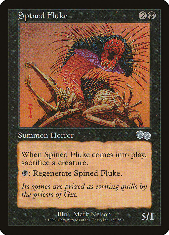 Spined Fluke 160 (Urza's Saga)  | Good Games Adelaide SA