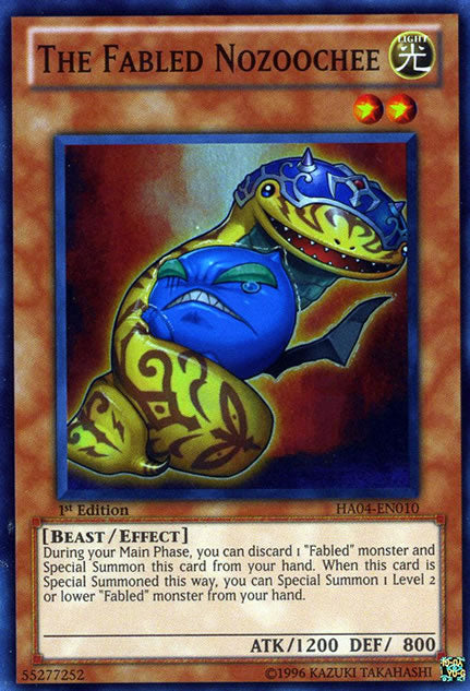 The Fabled Nozoochee [HA04-EN010] Super Rare | Good Games Adelaide SA