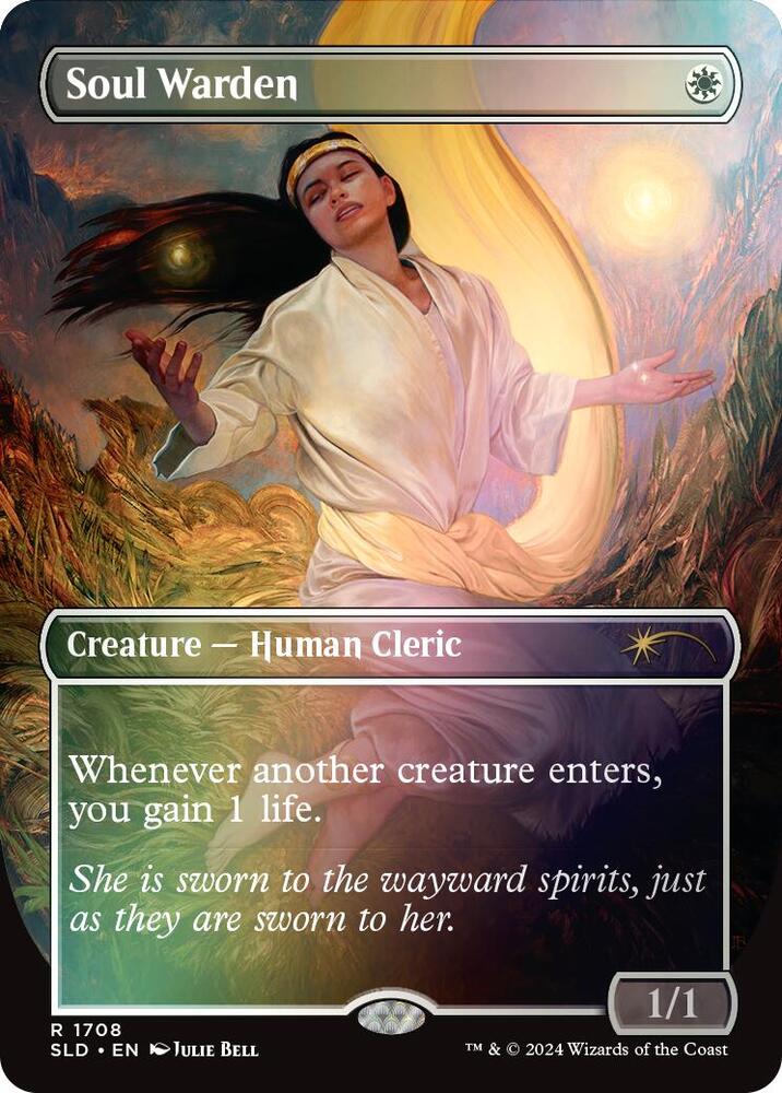 Soul Warden Rainbow Foil 1708 (Secret Lair Drop Series)  - Foil | Good Games Adelaide SA