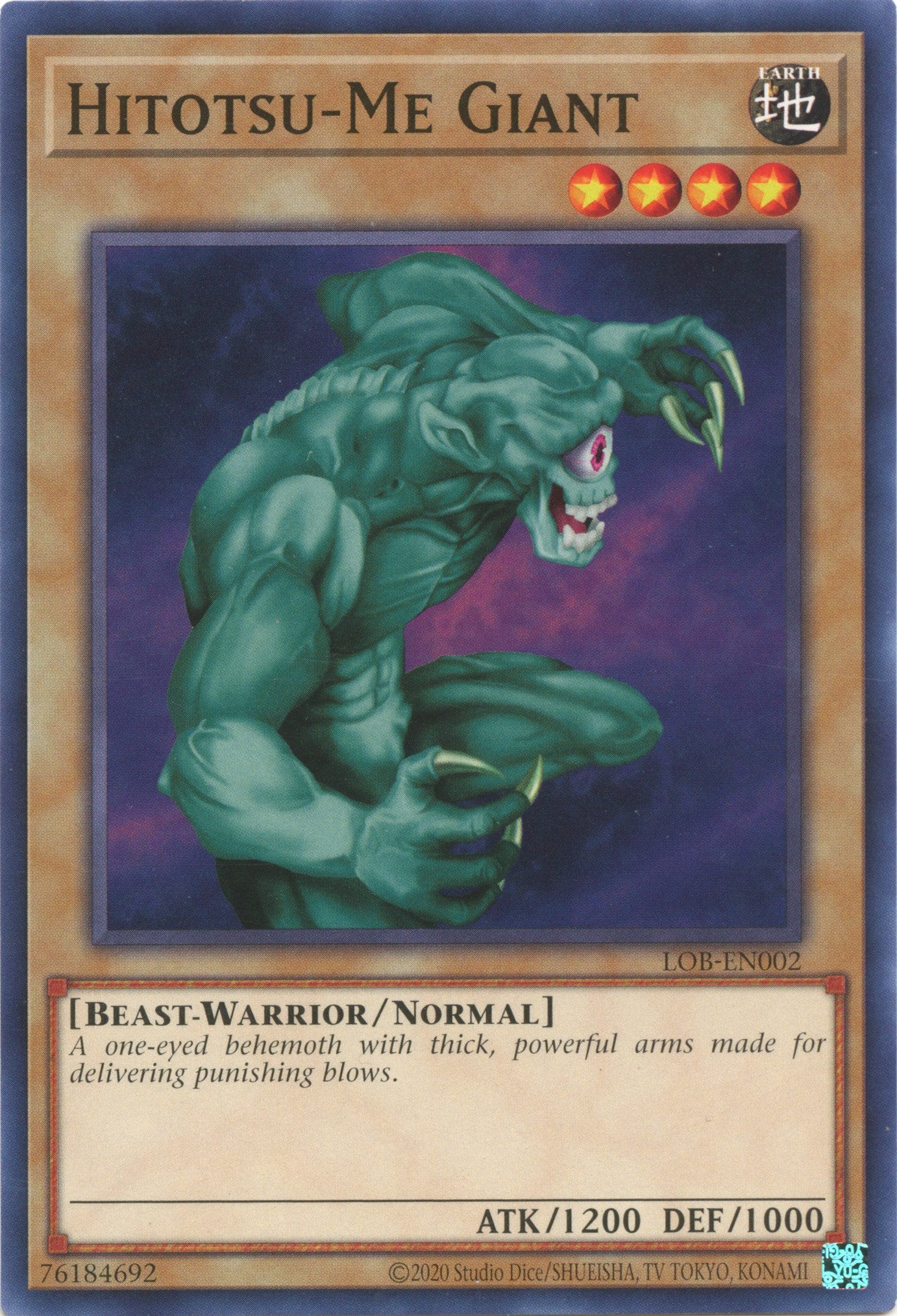 Hitotsu-Me Giant (25th Anniversary) [LOB-EN002] Common | Good Games Adelaide SA