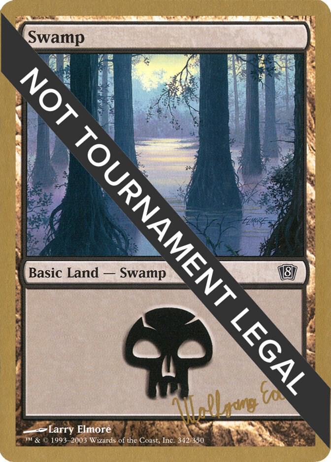 Swamp 342 2003 Wolfgang Eder 8ED we342/142 (World Championship Decks)  | Good Games Adelaide SA