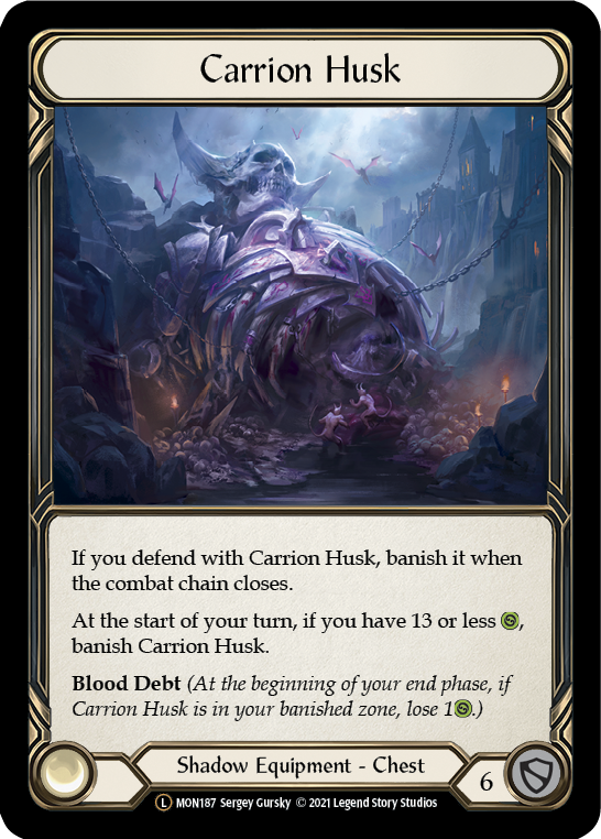 Carrion Husk [U-MON187-RF] Unlimited Rainbow Foil | Good Games Adelaide SA