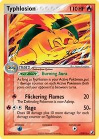 Typhlosion 17 115 EX Unseen Forces 017/115 (Deck Exclusives)  | Good Games Adelaide SA