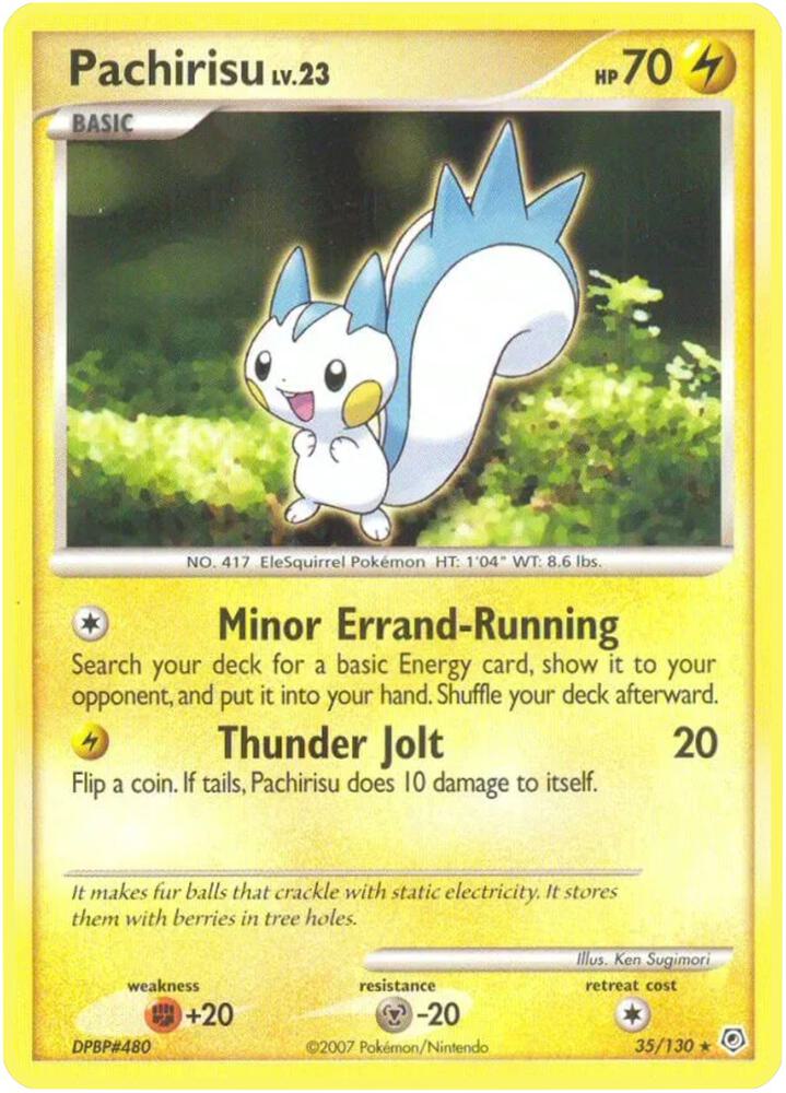 Pachirisu 35/130 (Diamond and Pearl)  | Good Games Adelaide SA