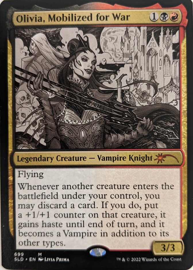 Olivia, Mobilized for War (Sketch) [Secret Lair Drop Promos] | Good Games Adelaide SA