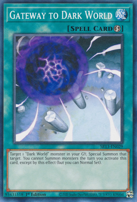 Gateway to Dark World [SR13-EN029] Common | Good Games Adelaide SA