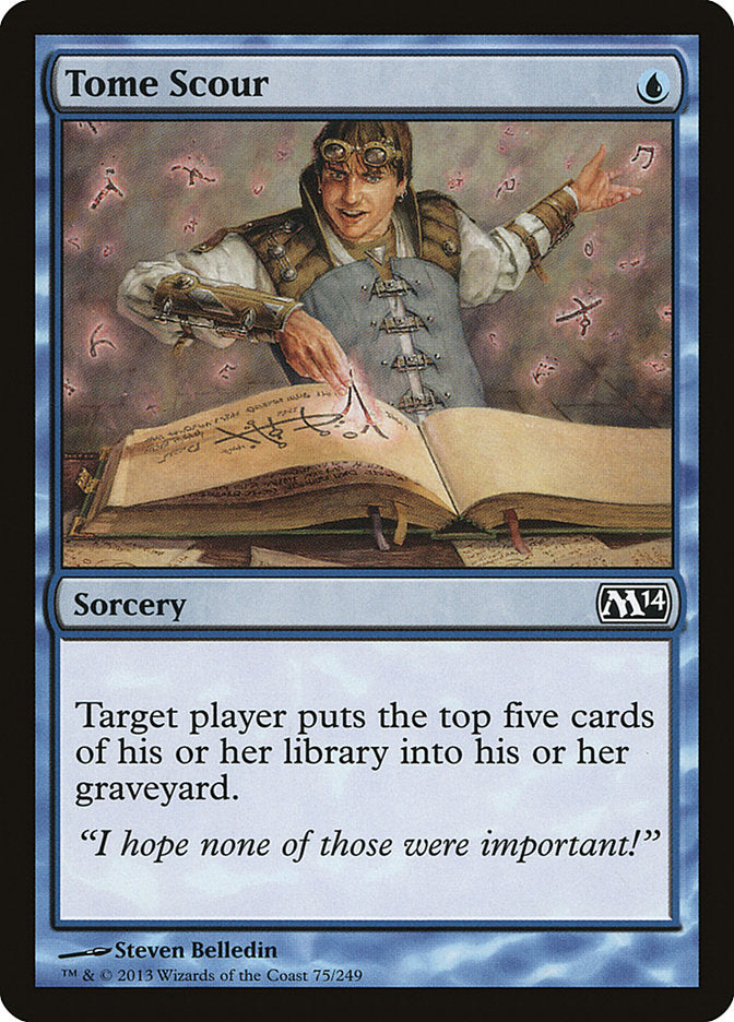 Tome Scour 75 (Magic 2014 (M14))  - Foil | Good Games Adelaide SA