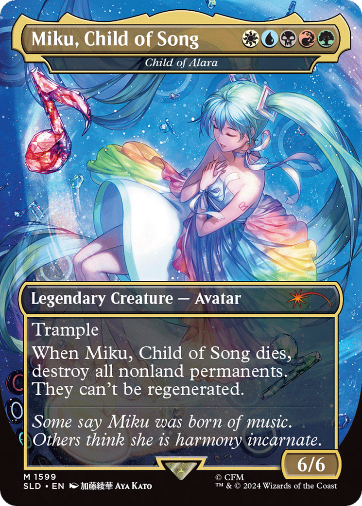 Miku, Child of Song - Child of Alara [Secret Lair Drop Series] | Good Games Adelaide SA
