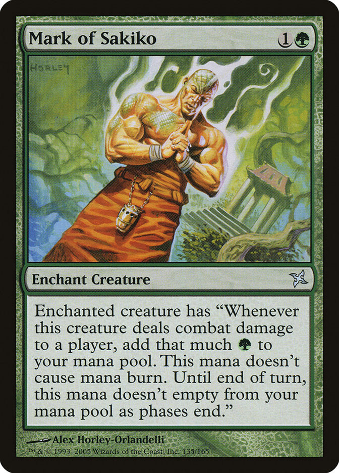 Mark of Sakiko 135 (Betrayers of Kamigawa)  - Foil | Good Games Adelaide SA