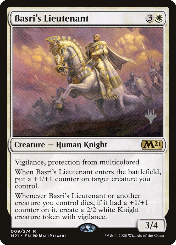 Basri's Lieutenant (Promo Pack) [Core Set 2021 Promos] | Good Games Adelaide SA