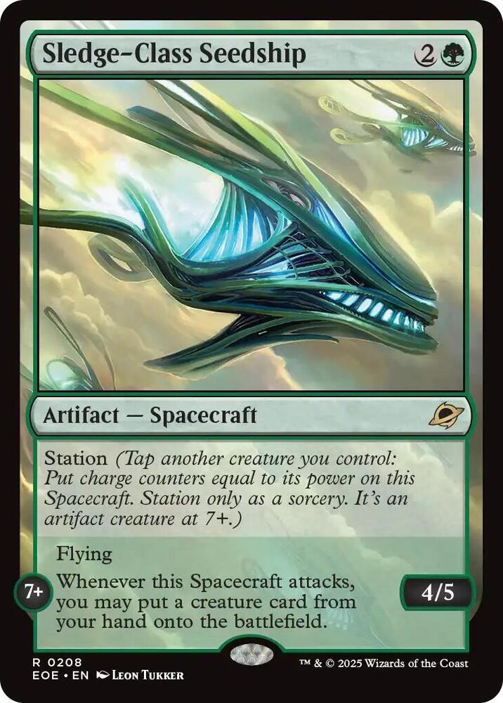 Sledge-Class Seedship 208 (Edge of Eternities)  - Foil | Good Games Adelaide SA