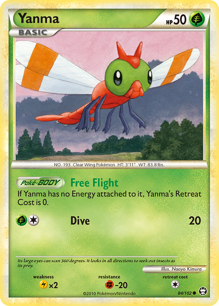 Yanma (84/102) [HeartGold & SoulSilver: Triumphant] | Good Games Adelaide SA
