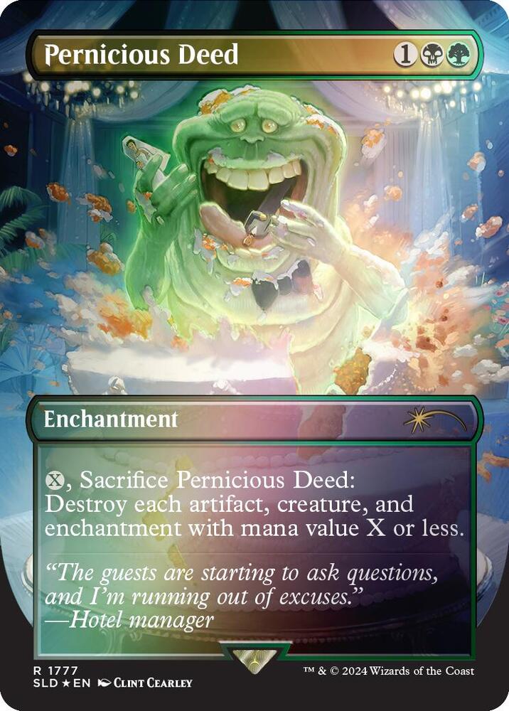 Pernicious Deed Rainbow Foil 1777 (Secret Lair Drop Series)  - Foil | Good Games Adelaide SA