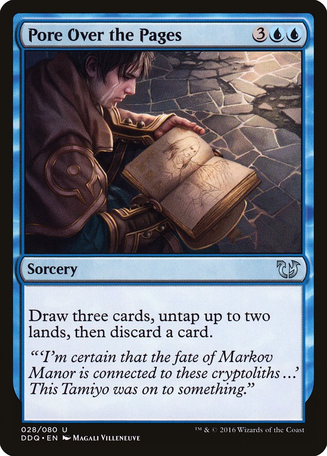 Pore Over the Pages [Duel Decks: Blessed vs. Cursed] | Good Games Adelaide SA