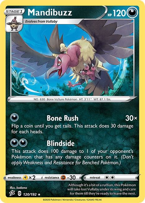 Mandibuzz 120/192 (SWSH02: Rebel Clash)  | Good Games Adelaide SA