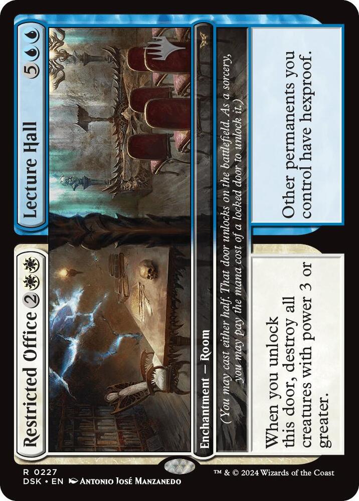 Restricted Office Lecture Hall 227 (Promo Pack: Duskmourn: House of Horror)  - Foil | Good Games Adelaide SA