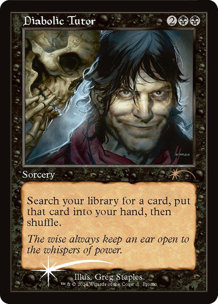 Diabolic Tutor [Wizards Play Network 2024] | Good Games Adelaide SA