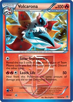 Volcarona 13 101 BW Plasma Blast 013/101 (Deck Exclusives)  - Holofoil | Good Games Adelaide SA