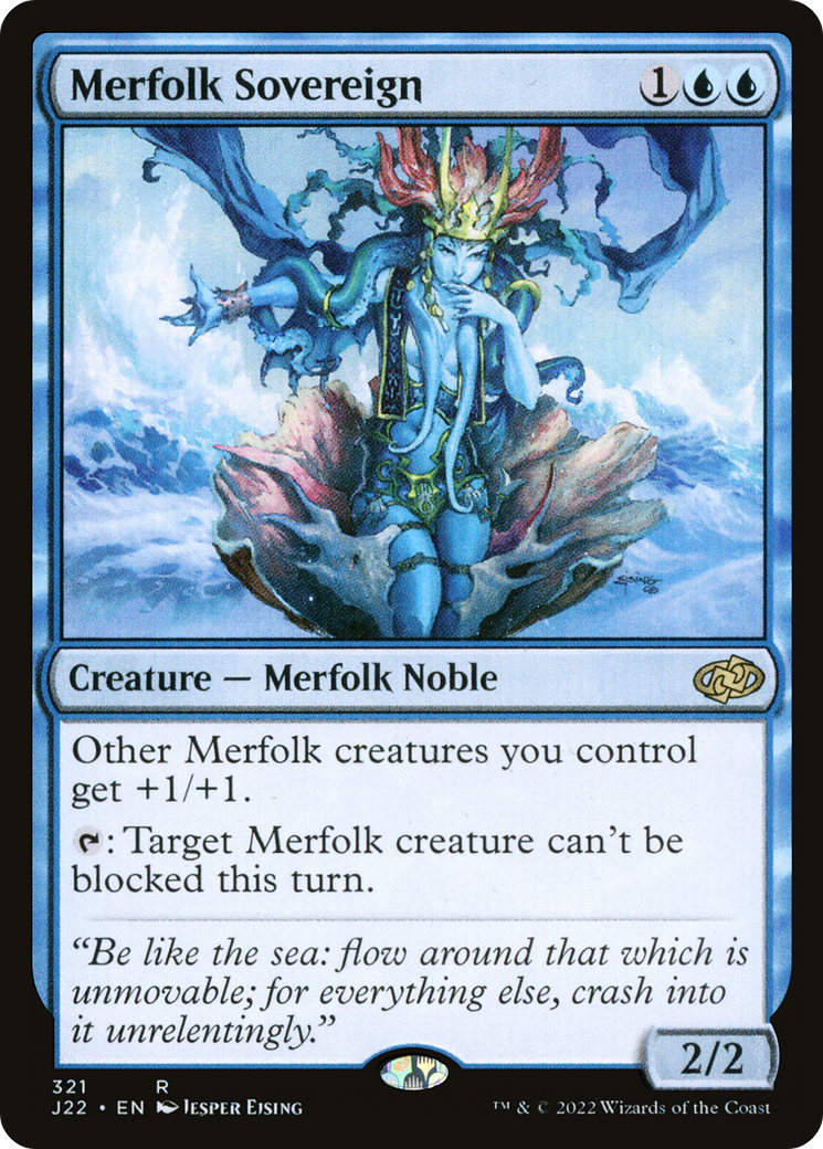 Merfolk Sovereign [Jumpstart 2022] | Good Games Adelaide SA