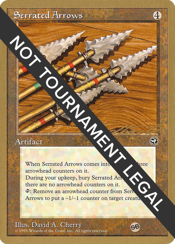Serrated Arrows 1996 Leon Lindback HML SB  (World Championship Decks)  | Good Games Adelaide SA