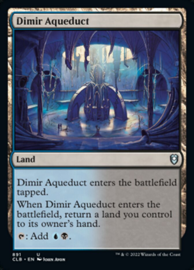 Dimir Aqueduct [Commander Legends: Battle for Baldur's Gate] | Good Games Adelaide SA