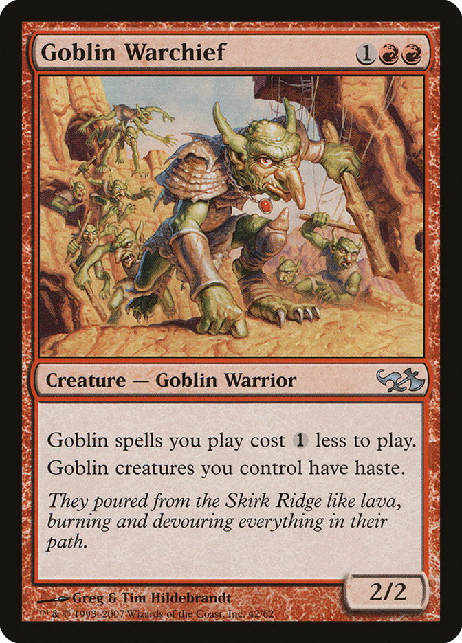 Goblin Warchief [Duel Decks: Elves vs. Goblins] | Good Games Adelaide SA