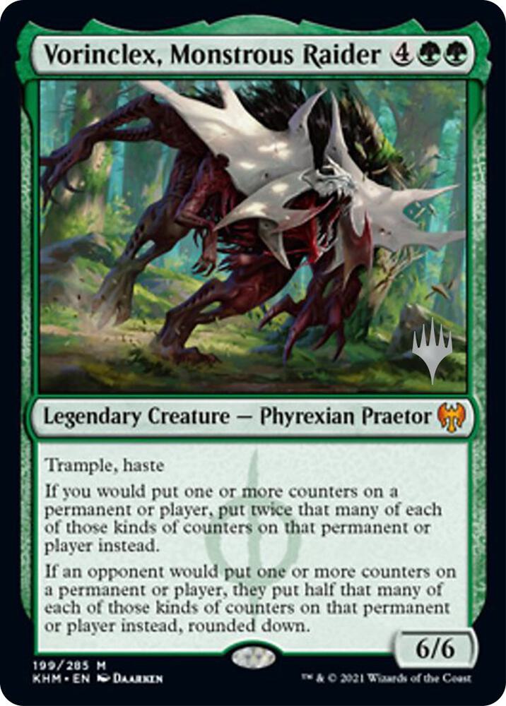 Vorinclex Monstrous Raider 199 (Promo Pack: Kaldheim)  - Foil | Good Games Adelaide SA