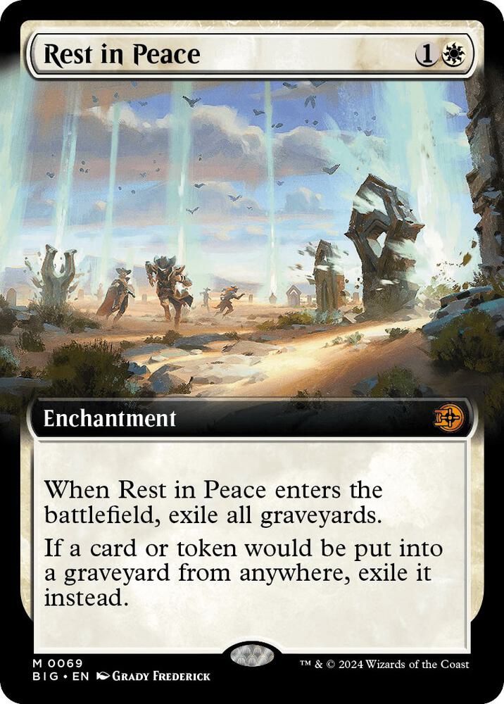 Rest in Peace Extended Art 69 (Outlaws of Thunder Junction: The Big Score)  | Good Games Adelaide SA