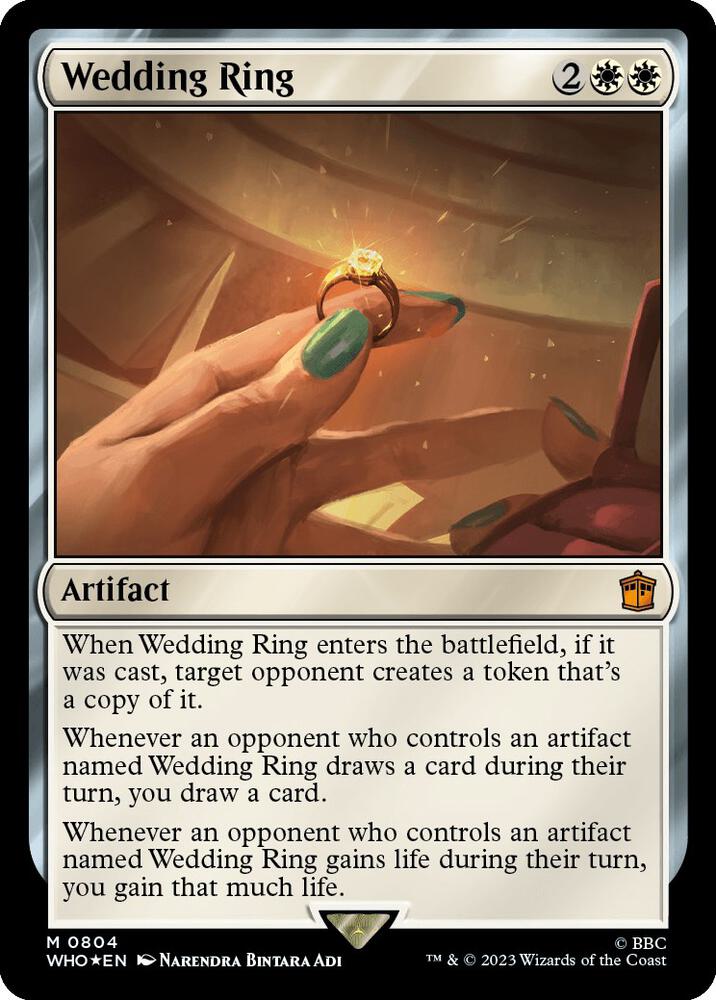 Wedding Ring 804 (Universes Beyond: Doctor Who)  - Foil | Good Games Adelaide SA