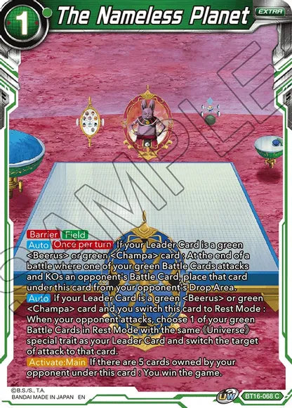 The Nameless Planet [BT16-068] | Good Games Adelaide SA