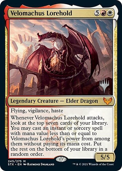 Velomachus Lorehold (Promo Pack) [Strixhaven: School of Mages Promos] | Good Games Adelaide SA