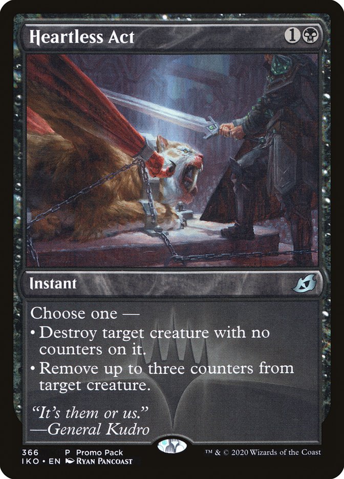 Heartless Act (Promo Pack) [Ikoria: Lair of Behemoths Promos] | Good Games Adelaide SA