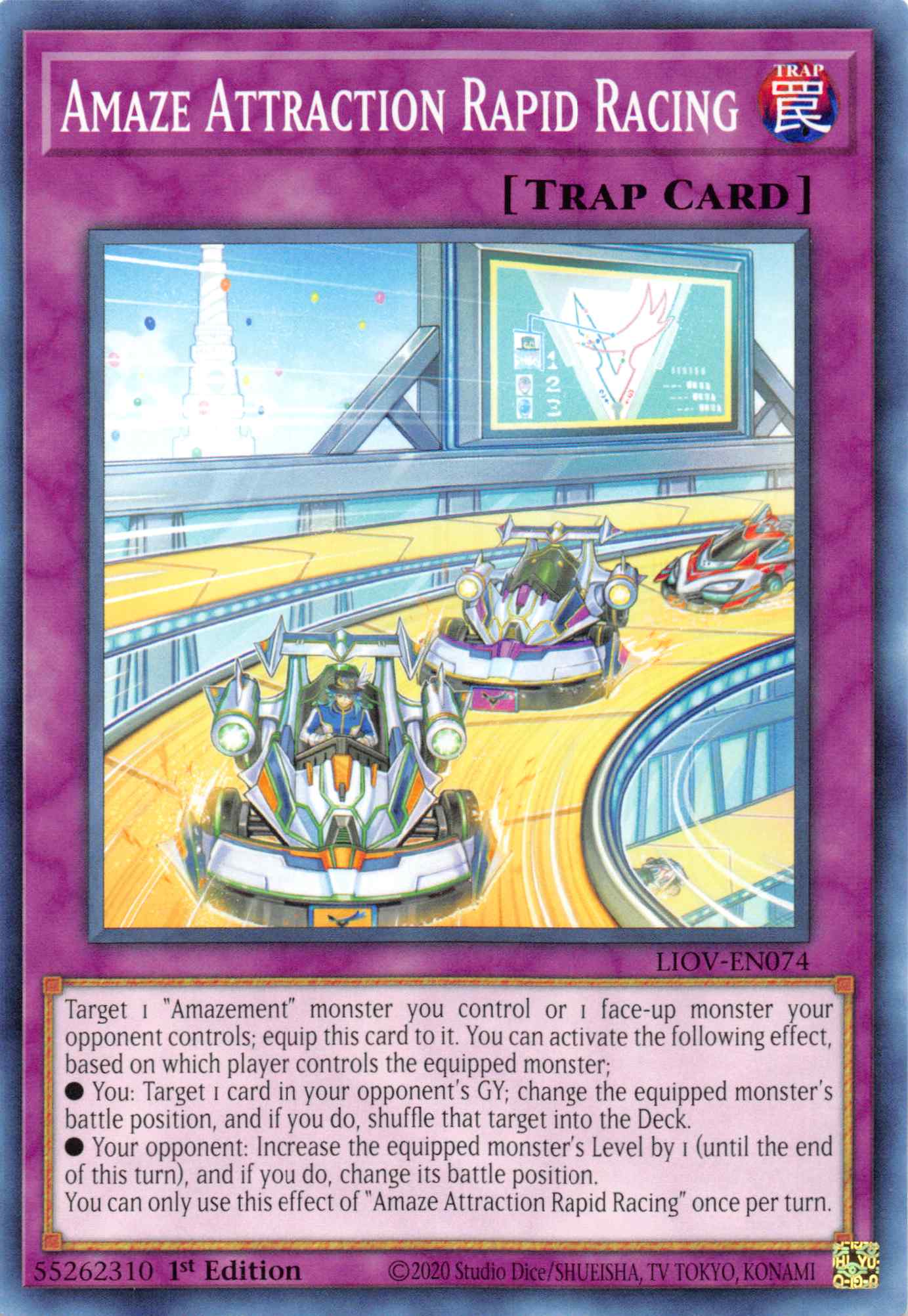 Amaze Attraction Rapid Racing [LIOV-EN074] Common | Good Games Adelaide SA