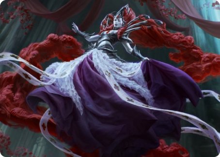 Olivia, Crimson Bride Art Card [Innistrad: Crimson Vow Art Series] | Good Games Adelaide SA