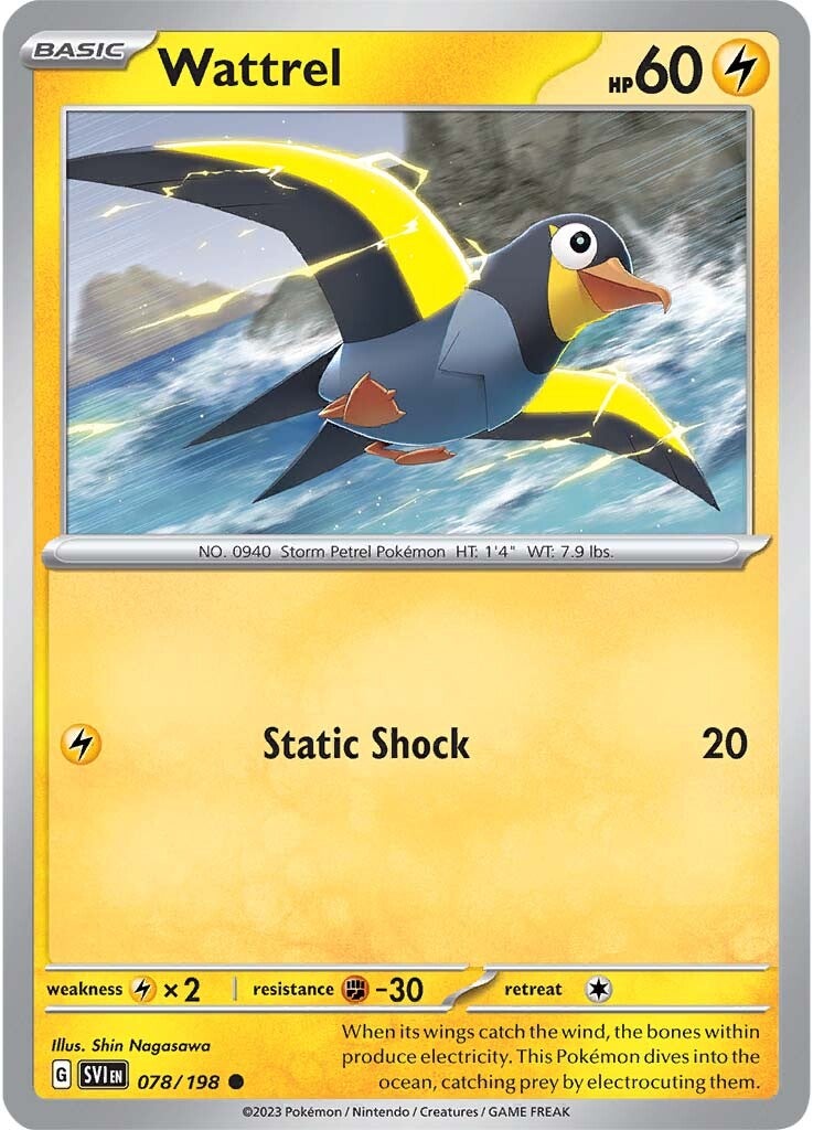 Wattrel (078/198) [Scarlet & Violet: Base Set] | Good Games Adelaide SA