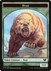 Bear // Spider Double-Sided Token [Commander 2015 Tokens] | Good Games Adelaide SA