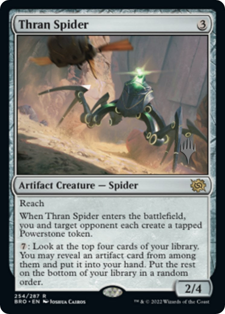 Thran Spider (Promo Pack) [The Brothers' War Promos] | Good Games Adelaide SA