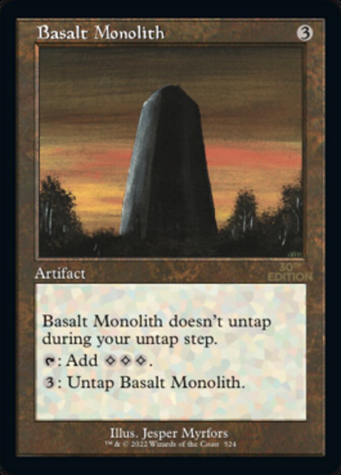 Basalt Monolith (Retro) [30th Anniversary Edition] | Good Games Adelaide SA