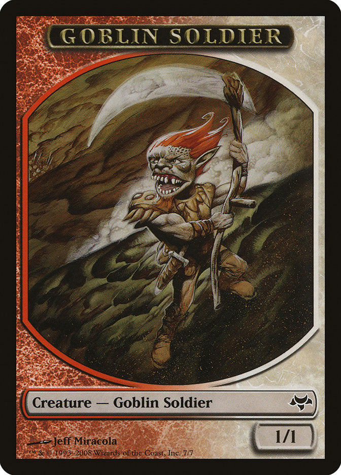 Goblin Soldier Token [Eventide Tokens] | Good Games Adelaide SA