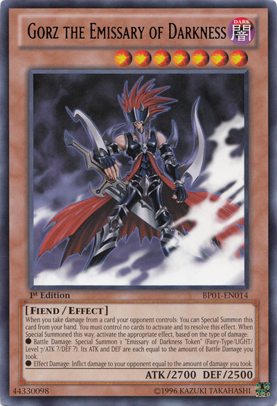 Gorz the Emissary of Darkness [BP01-EN014] Rare | Good Games Adelaide SA