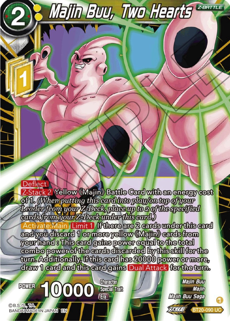 Majin Buu, Two Hearts (BT20-090) [Power Absorbed] | Good Games Adelaide SA
