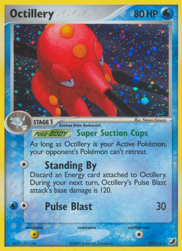 Octillery (10/115) [EX: Unseen Forces] | Good Games Adelaide SA
