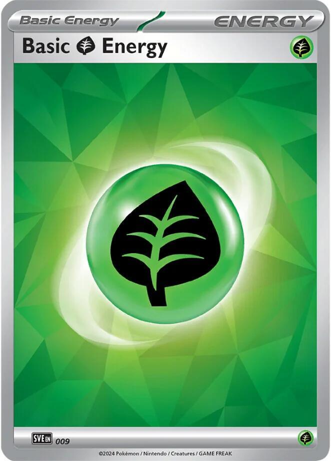 Basic Grass Energy 009 009 (SVE: Scarlet & Violet Energies)  | Good Games Adelaide SA
