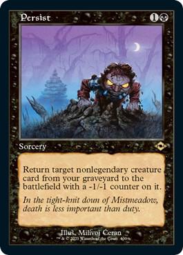 Persist Retro Frame Foil Etched 400 (Modern Horizons 2)  - Foil | Good Games Adelaide SA