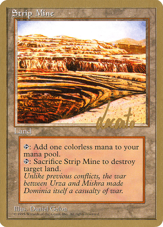 Strip Mine (Michael Loconto) [Pro Tour Collector Set] | Good Games Adelaide SA