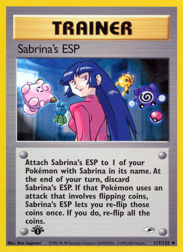 Sabrina's ESP (117/132) [Gym Heroes 1st Edition] | Good Games Adelaide SA