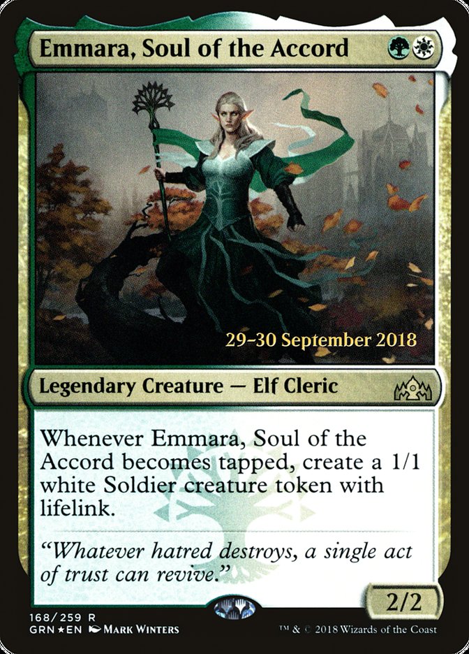 Emmara, Soul of the Accord [Guilds of Ravnica Promos] | Good Games Adelaide SA
